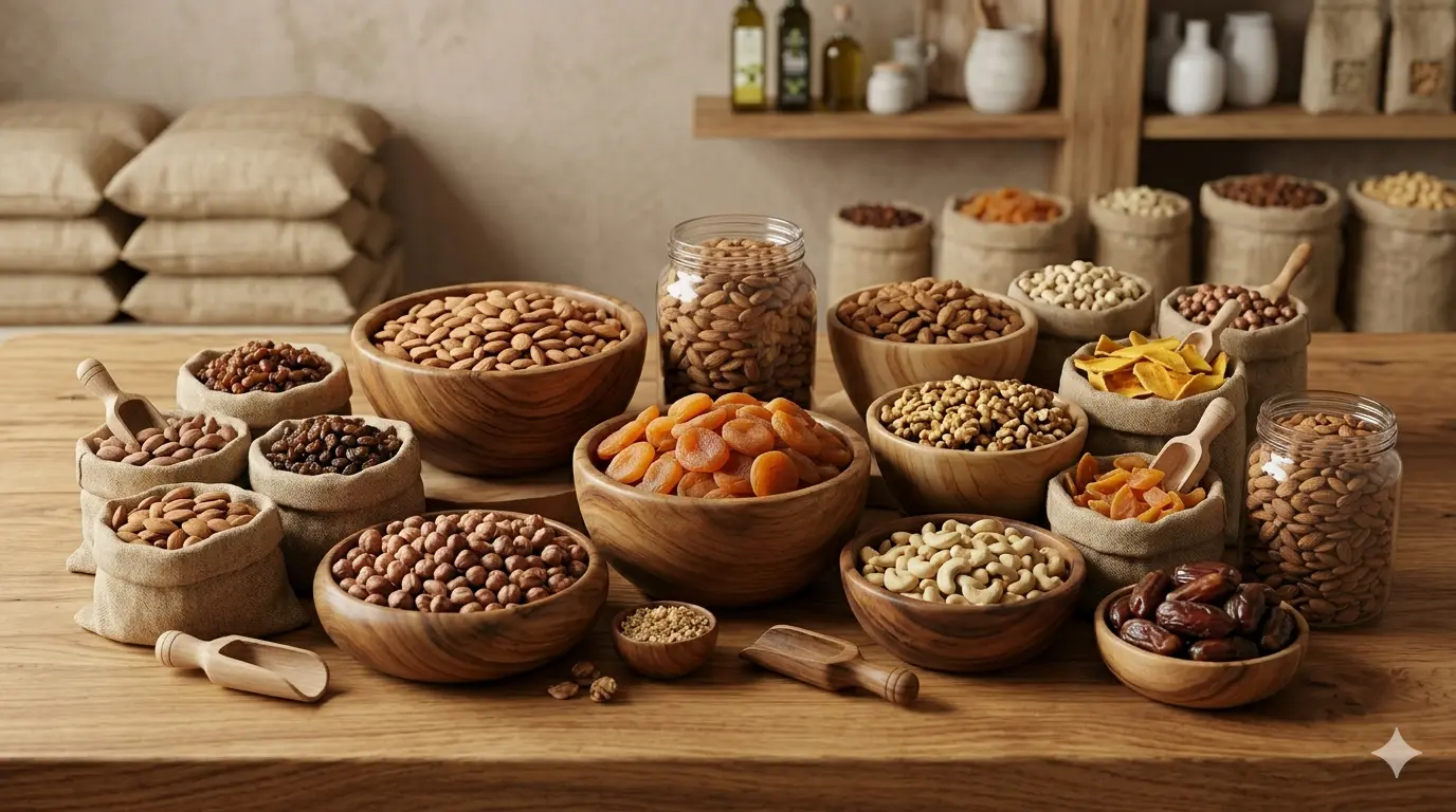 Frutos secos y deshidratados